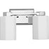 Progress Estrada Collection Two Light in Polished Chrome Contemporary Bath & Vanity Light Model: P300477-015