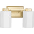 Progress Estrada Collection Two Light in Polished Chrome Contemporary Bath & Vanity Light Model: P300477-015