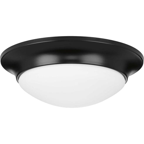 Progress Etched Glass Close-to-Ceiling P350146 009 1 60 Watt MED FLUSH MOUNT in Brushed Nickel Finish Model: P350146-009