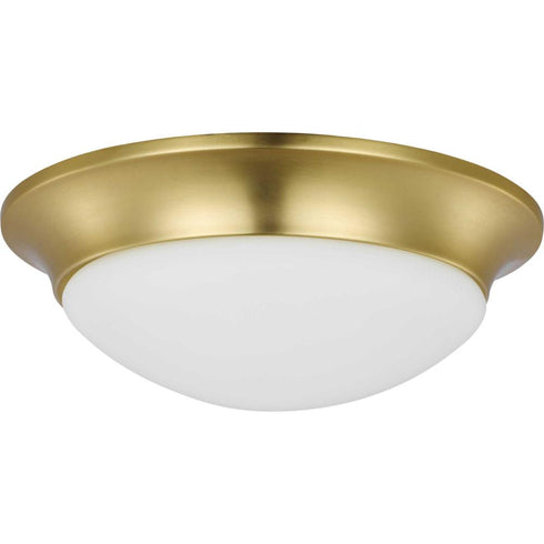 Progress Etched Glass Close-to-Ceiling P350147 009 2 60 Watt MED FLUSH MOUNT in Brushed Nickel Finish Model: P350147-009
