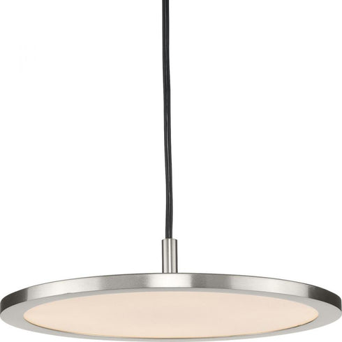 Progress Everlume LED P500366 009 30 1 20 Watt LED PENDANT in Brushed Nickel Finish Model: P500366-009-30