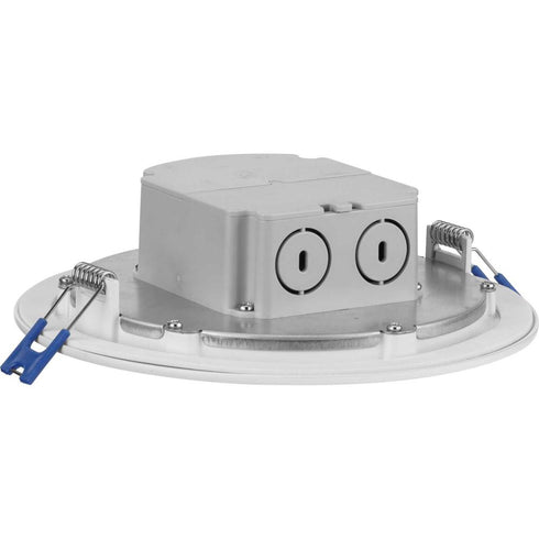 Progress Everlume P807003 028 30 6IN EDGELIT LED TRIM JBOX in Satin White Finish Model: P807003-028-30