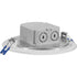 Progress Everlume P807003 028 30 6IN EDGELIT LED TRIM JBOX in Satin White Finish Model: P807003-028-30