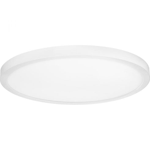 Progress Everlume P810018 030 30 18IN EDGELIT FLUSH MOUNT in White Finish Model: P810018-030-30