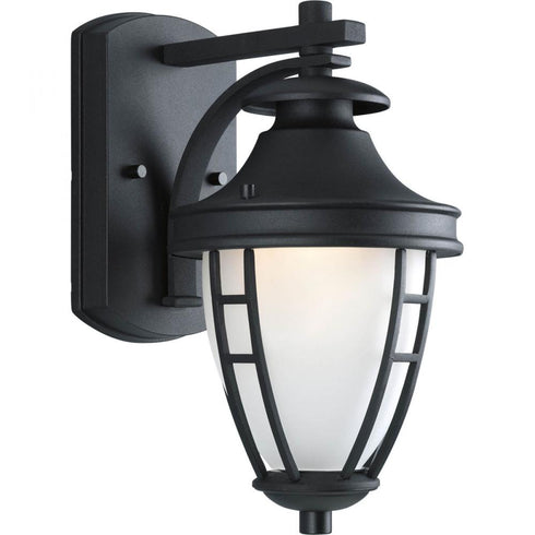 Progress Fairview Collection One Light Wall Lantern in Textured Black Finish Model: P5775-31