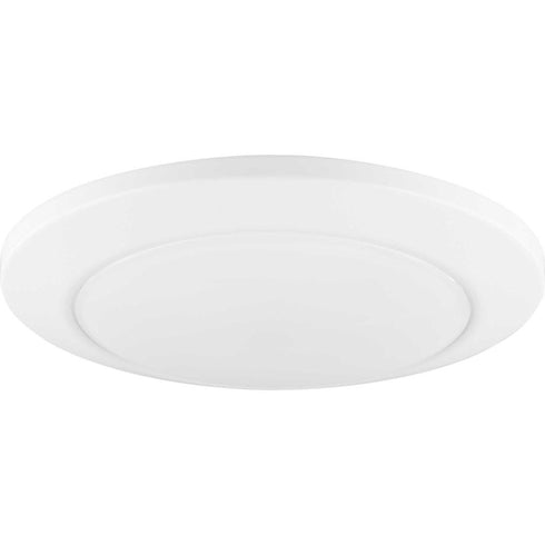 Progress Fairway LED Fairway Collection 7 in. White LED Surface Mount Light in Satin White Finish Model: P810042-028-30