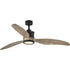Progress Farris P250002 009 30 60IN 3 BLADE FAN LED LGT in Brushed Nickel Finish Model: P250002-009-30