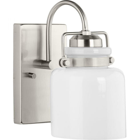 Progress Fessler P300438 009 1 Light BATH in Brushed Nickel Finish Model: P300438-009