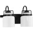 Progress Fessler P300439 009 2 Light BATH in Brushed Nickel Finish Model: P300439-009