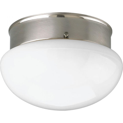 Progress Fitter P3408 09 1 60 Watt MED CLSE TO CLG in Brushed Nickel Finish Model: P3408-09