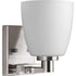 Progress Fleet P2165 09 1 100 Watt MED BATH BRACKET in Brushed Nickel Finish Model: P2165-09
