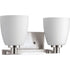 Progress Fleet P2166 09 2 100 Watt MED BATH BRACKET in Brushed Nickel Finish Model: P2166-09