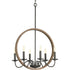 Progress Fontayne P400081 009 6 60 Watt CAND CHANDELIER in Brushed Nickel Finish Model: P400081-009