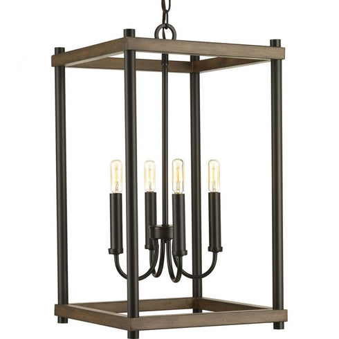 Progress Fontayne P500088 009 4 60 Watt CAND PENDANT in Brushed Nickel Finish Model: P500088-009
