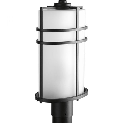 Progress Format P6428 31 1 100 Watt MED POST LANTERN in Textured Black Finish Model: P6428-31