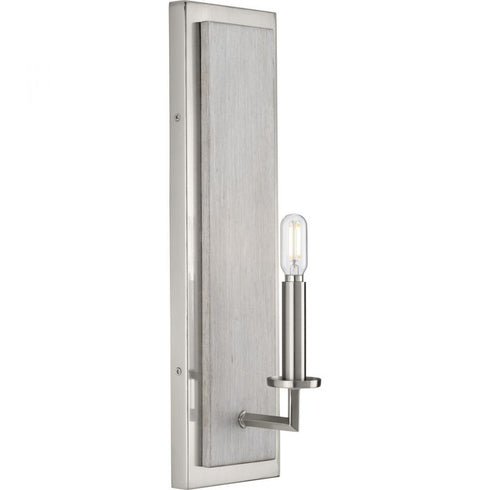 Progress Galloway P710109 009 1 Light WALL BRACKET in Brushed Nickel Finish Model: P710109-009