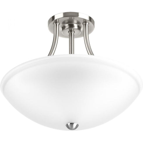 Progress Gather LED P350088 009 30 1 17 Watt 3000K S CONV. in Brushed Nickel Finish Model: P350088-009-30