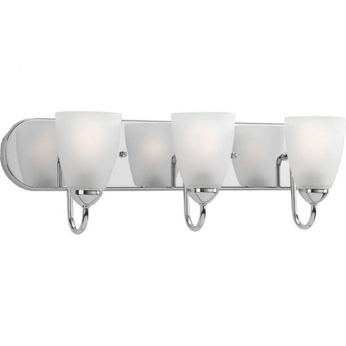 Progress Gather P2708 09 3 100 Watt MED BATH BRACKET in Brushed Nickel Finish Model: P2708-09