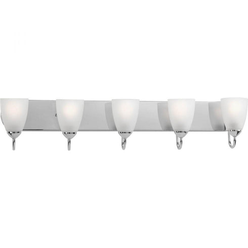 Progress Gather P2713 09 5 100 Watt MED BATh BRACKET in Brushed Nickel Finish Model: P2713-09