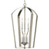 Progress Gather P3929 09 6 60 Watt CANDLE FOYER in Brushed Nickel Finish Model: P3929-09