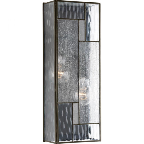 Progress Geometric P560048 129 2 60 Watt MED WALL LANTERN in Architectural Bronze Finish Model: P560048-129