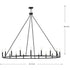 Progress Gilliam Collection Twenty Light in Matte Black New Traditional Chandelier Model: P400399-31M