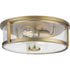 Progress Gilliam P350253 009 2 Light FLUSHMT in Brushed Nickel Finish Model: P350253-009