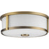 Progress Gilliam P350254 009 2 Light FLUSHMT in Brushed Nickel Finish Model: P350254-009