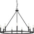 Progress Gilliam P400314 009 9 Light CHANDELIER in Brushed Nickel Finish Model: P400314-009
