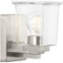 Progress Gilmour P300377 009 1 60 Watt MED BATH BRACKET in Brushed Nickel Finish Model: P300377-009