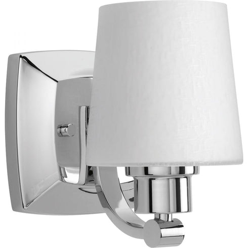 Progress Glance P300016 015 1 100 Watt MED BATH BRACKET in Polished Chrome Finish Model: P300016-015