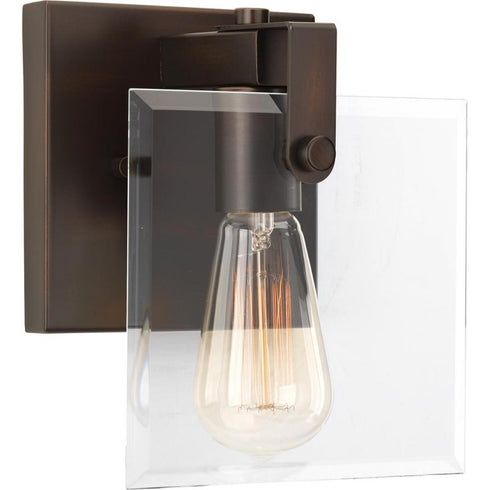 Progress Glayse P300105 009 1 60 Watt MED BATH BRACKET in Brushed Nickel Finish Model: P300105-009