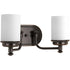 Progress Glide P300013 009 2 100 Watt MED BATH BRACKET in Brushed Nickel Finish Model: P300013-009