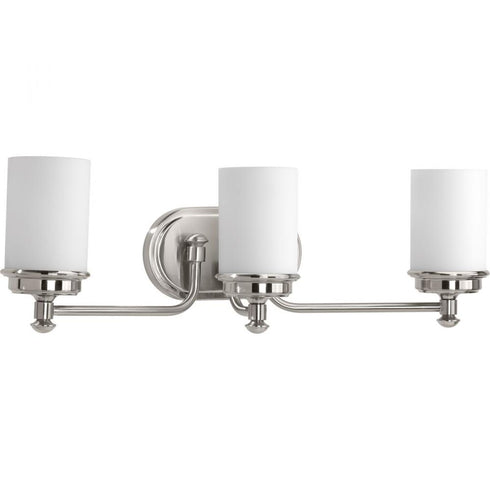 Progress Glide P300014 009 3 100 Watt MED BATH BRACKET in Brushed Nickel Finish Model: P300014-009