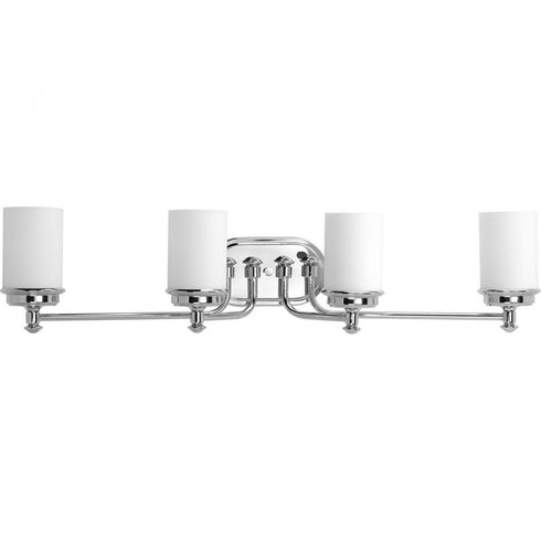 Progress Glide P300015 009 4 100 Watt MED BATH BRACKET in Brushed Nickel Finish Model: P300015-009