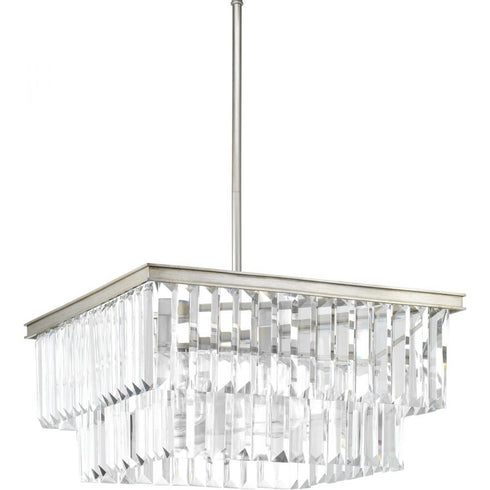 Progress Glimmer Four Light Pendant in Antique Bronze Finish Model: P500109-020