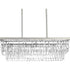 Progress Glimmer P400101 020 4 60 Watt MED ISLAND CHANDELIER in Antique Bronze Finish Model: P400101-020