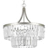 Progress Glimmer P5321 134 5 60 Watt CAND PENDANT in Silver Ridge Finish Model: P5321-134