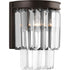Progress Glimmer P7198 134 2 60 Watt CAND WALL SCONCE in Silver Ridge Finish Model: P7198-134