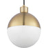 Progress Globe LED P500147 009 30 1 9 Watt LED PENDANT in Brushed Nickel Finish Model: P500147-009-30