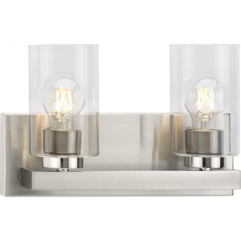 Progress Goodwin P300387 009 2 Light VANITY in Brushed Nickel Finish Model: P300387-009