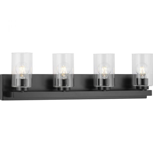 Progress Goodwin P300389 009 4 Light VANITY in Brushed Nickel Finish Model: P300389-009