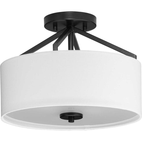 Progress Goodwin P350239 009 2 Light SEMI FL CONV in Brushed Nickel Finish Model: P350239-009