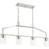 Progress Goodwin P400317 009 4 Light LINEAR CHANDELIER in Brushed Nickel Finish Model: P400317-009