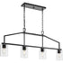 Progress Goodwin P400317 009 4 Light LINEAR CHANDELIER in Brushed Nickel Finish Model: P400317-009