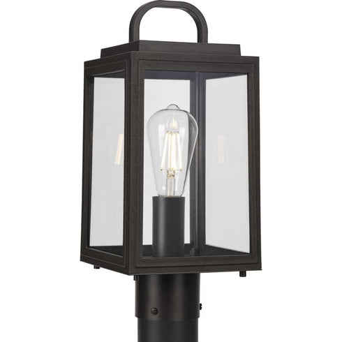 Progress Grandbury P540064 020 1 75 Watt MED POST LANTERN in Antique Bronze Finish Model: P540064-020