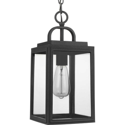 Progress Grandbury P550064 020 1 75 Watt MED HANGING LANTERN in Antique Bronze Finish Model: P550064-020