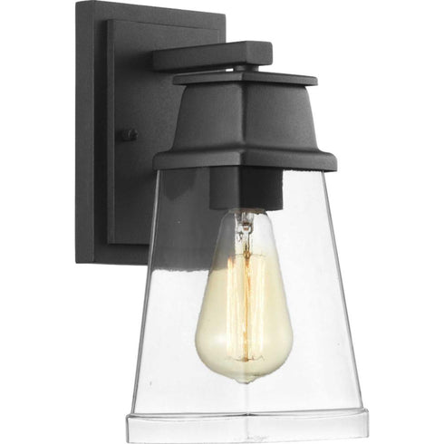 Progress Greene Ridge P560099 031 1 100 Watt MED WALL LANTERN in Textured Black Finish Model: P560099-031