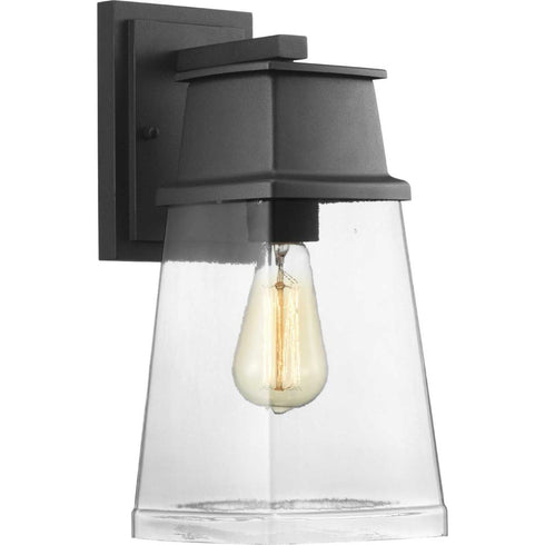 Progress Greene Ridge P560100 031 1 100 Watt MED WALL LANTERN in Textured Black Finish Model: P560100-031