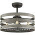 Progress Gulliver P250012 141 22 3 Light FANDELIER in Galvanized Finish Finish Model: P250012-141-22